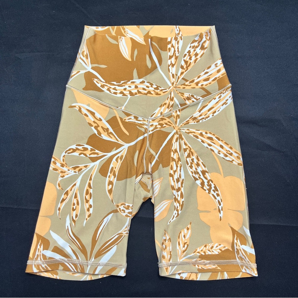 Aerie High-Waist Floral Print Bike Shorts Size XS